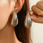 Silver Tear Drop Earrings