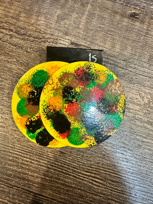 Juneteenth Wooden Earrings